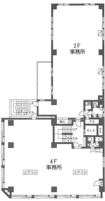 小林ビル本館2F 間取り図