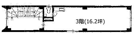 若月ビル3F 間取り図
