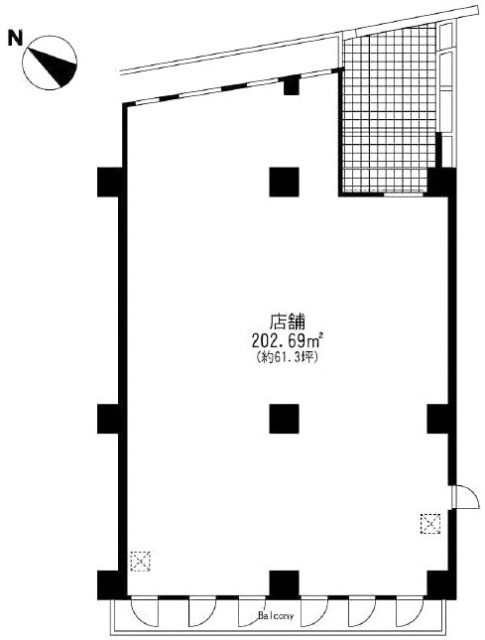 プライムアーバン川口ビル1F 間取り図