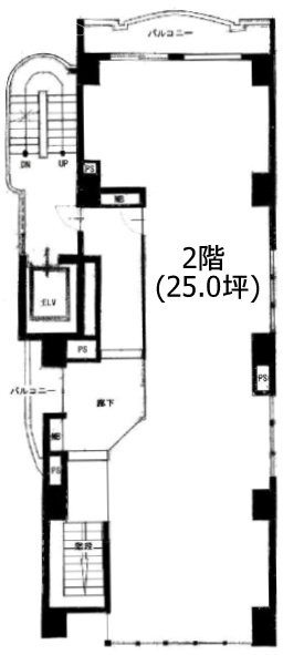 セブンツー駒形2F 間取り図