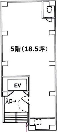 TC第22大塚北口ビル5F 間取り図