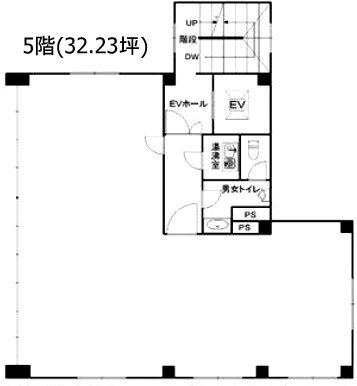 協栄ビル5F 間取り図