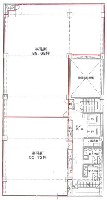 新横浜望星ビル6F 間取り図