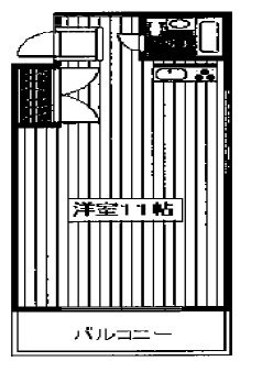 メゾンドラーク2F 間取り図