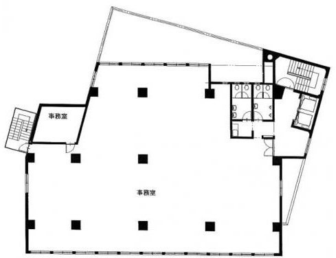 金盃第3ビル4F 間取り図