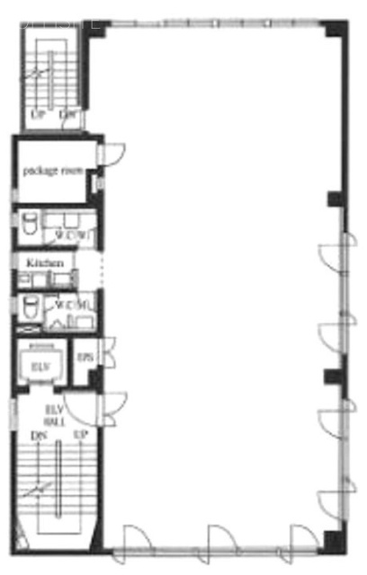 銀座プラザビル2F 間取り図