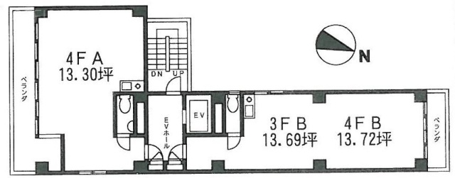 ACN東銀座ビルB 間取り図