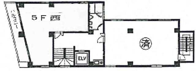 第2開新社ビル西 間取り図