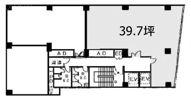 第一麹町ビル6F 間取り図