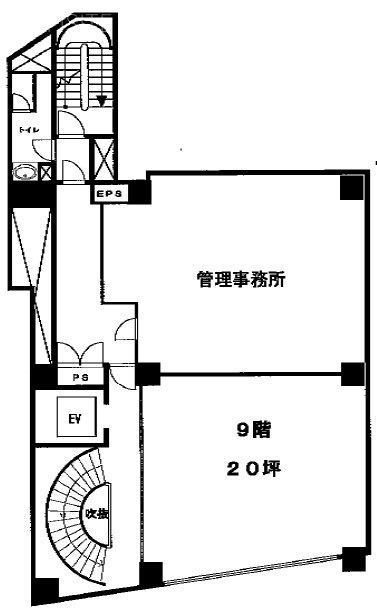 井門ビル9F 間取り図