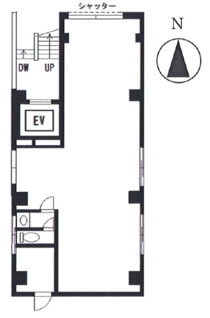 SRビル1F 間取り図