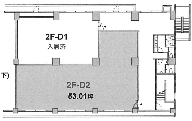 大友ビルD2 間取り図