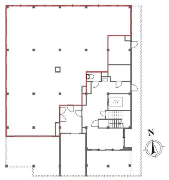 バーニッシュ世田谷1F 間取り図