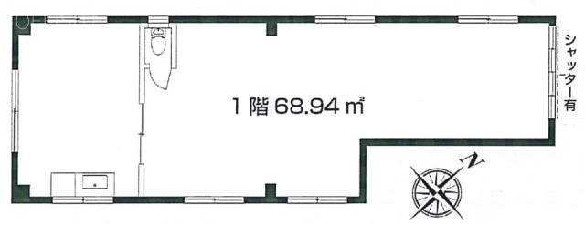 山崎ビル1F 間取り図