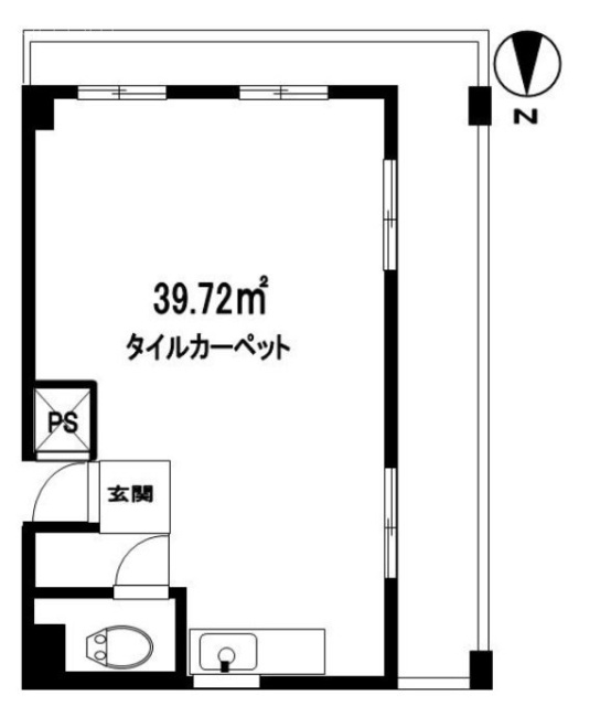 ヒルメゾンシブヤ401 間取り図