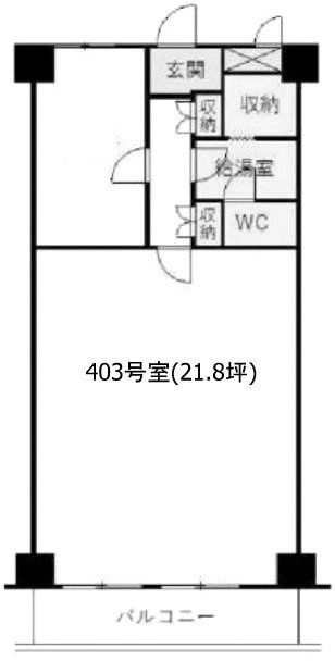 グランドメゾン池袋403 間取り図