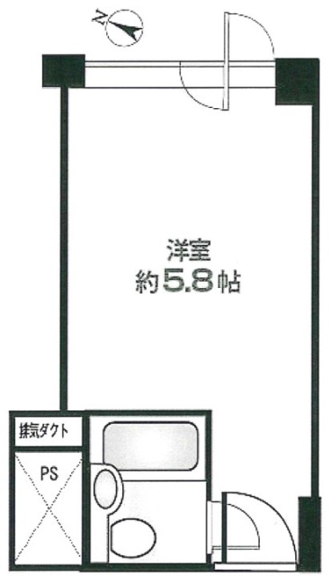 番町ハイム9F 間取り図