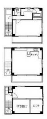 シャロムビル3~5F 間取り図