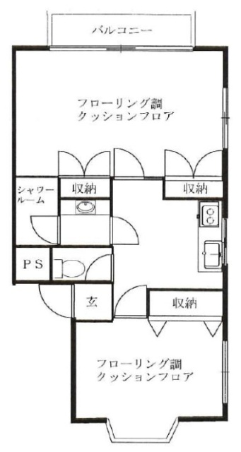 エーデル青山D 間取り図