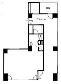 加藤ビル1F 間取り図