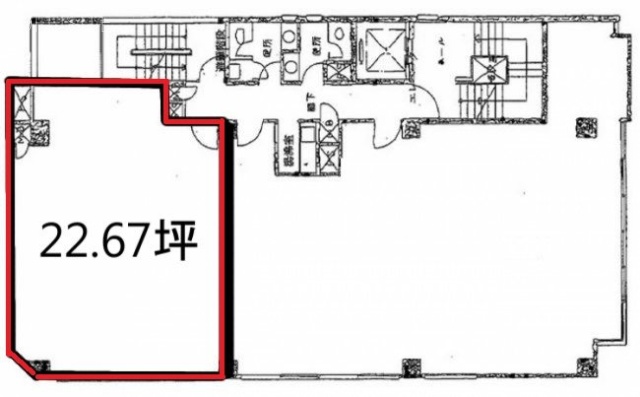 三善ビル6F 間取り図