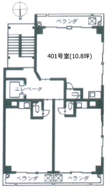 斎田ビル401 間取り図