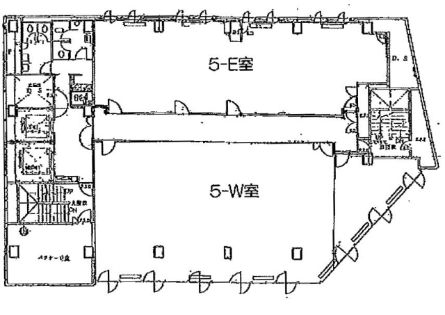 新橋三信館ビルW 間取り図