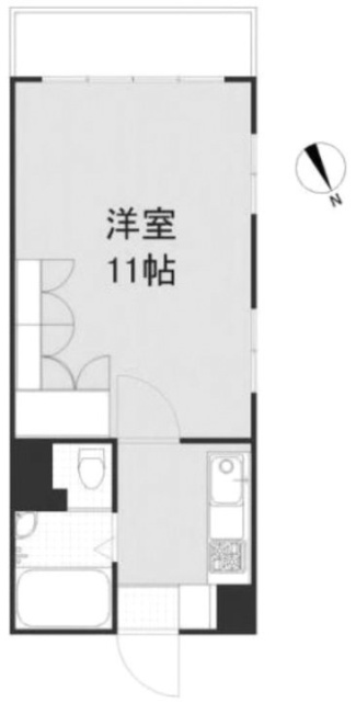 原宿第3コーポ507 間取り図