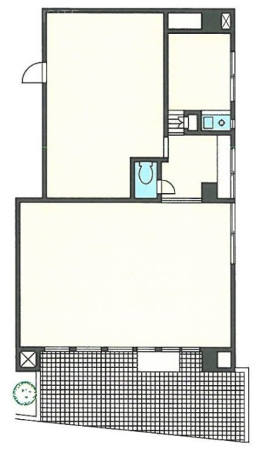 永代春更ビル1F 間取り図