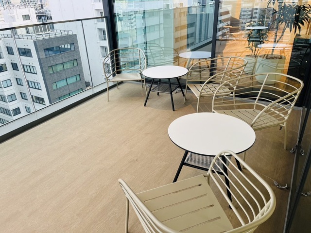 owns八丁堀10F バルコニー