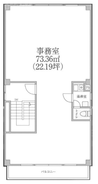 KNビル3F 間取り図
