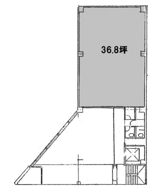 赤坂TOタマビル6F 間取り図