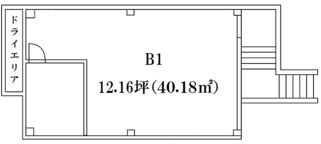 EVE三軒茶屋ビルB1F 間取り図