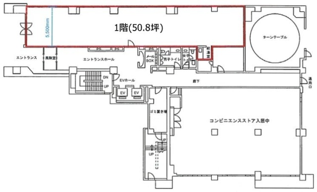 MUPRE東池袋1F 間取り図