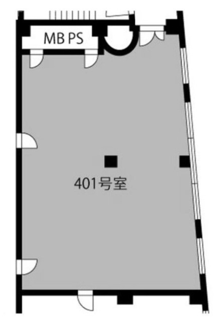 東京滋賀ビル401 間取り図