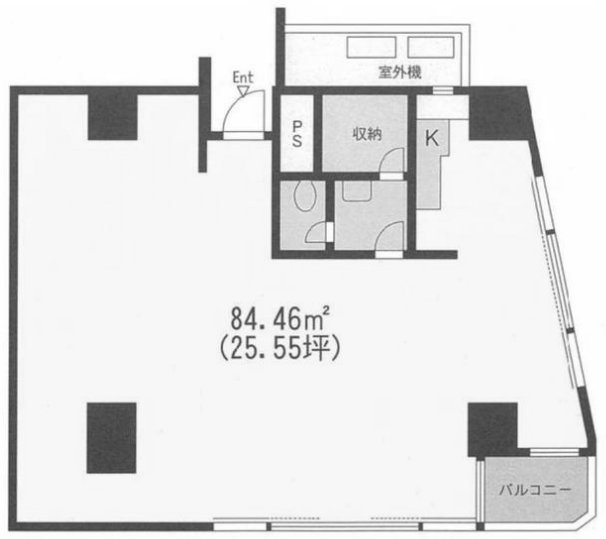 リーラ乃木坂301 間取り図