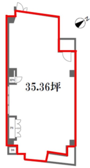 ARISTO原宿1F 間取り図