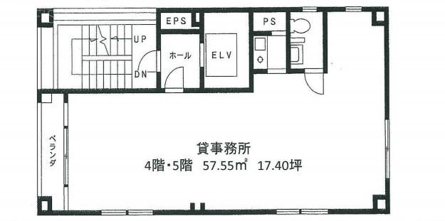 佐藤ビル4F 間取り図