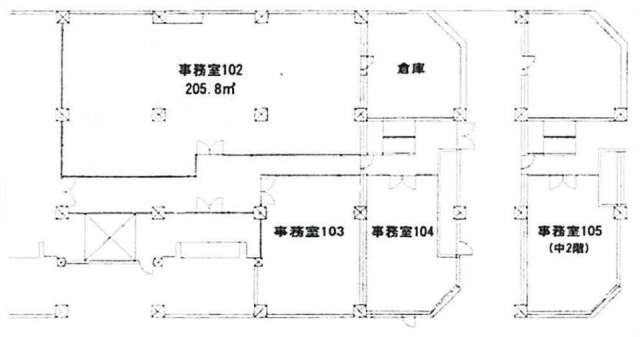 創造空間 万国橋SOKOビル102 間取り図