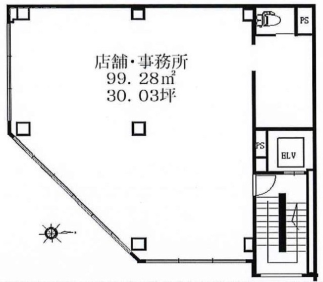 吉場ビル2F 間取り図