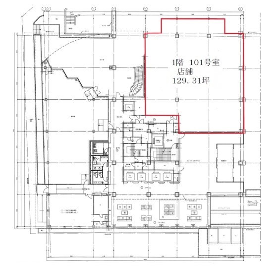 MFPR渋谷ビル1F 間取り図