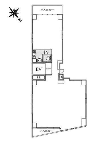 龍文堂ビル5F 間取り図
