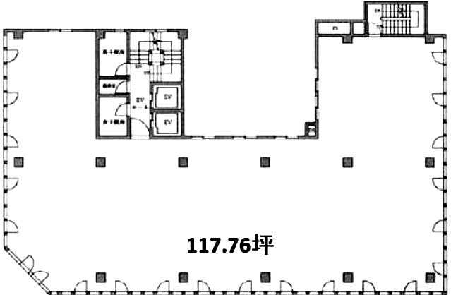 AIC共同ビル人形町6F 間取り図