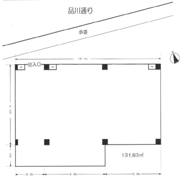 ヴィラ花菱ビル1F 間取り図