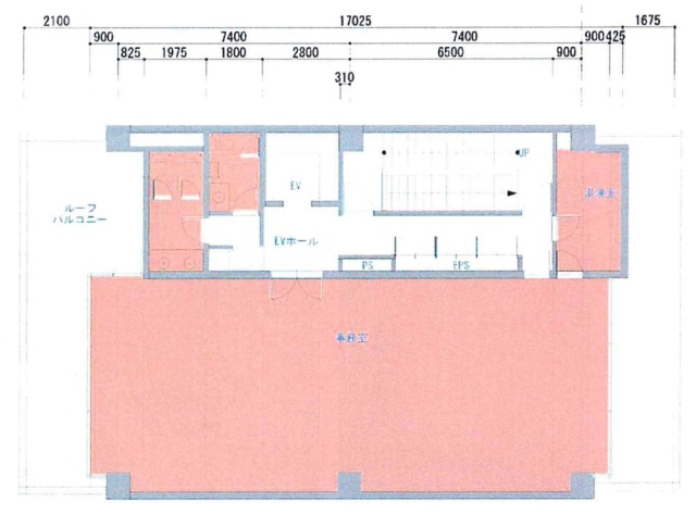 赤坂GHSビル7F 間取り図