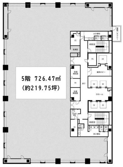 KDX横浜関内ビル5F 間取り図