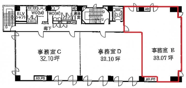 マレーS・TビルE 間取り図