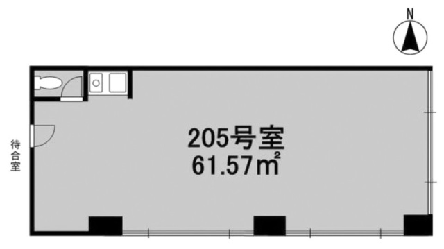 ハイライフ石神井ビル205 間取り図