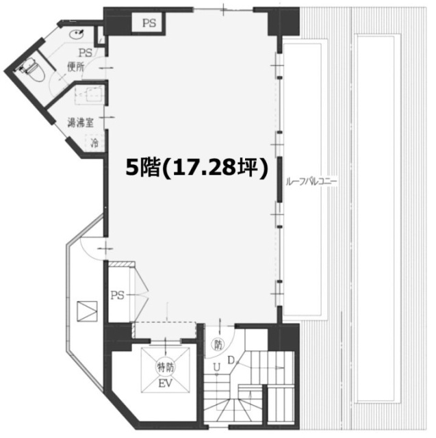 DSK神田ビル5F 間取り図