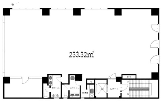 若林ビル3F 間取り図